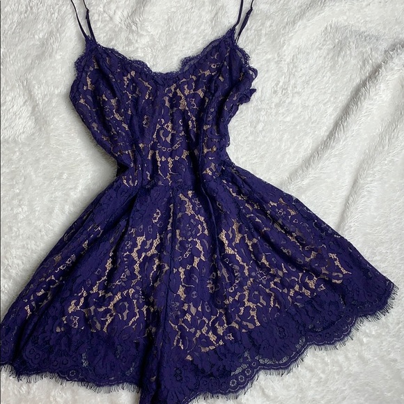H&M Pants - Sexy purple lace romper